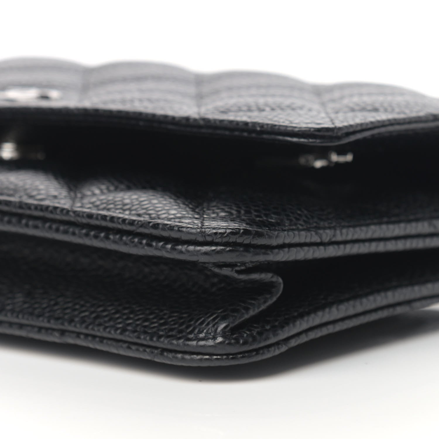 Chanel Caviar Quilted Wallet On Chain WOC Black 10 of 10