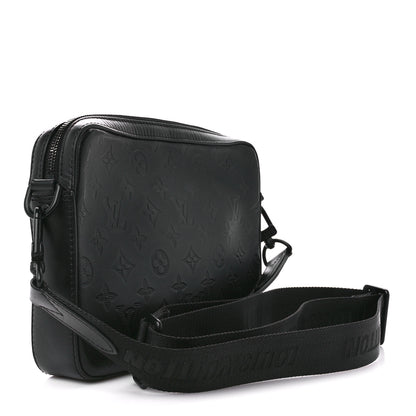 Louis Vuitton Calfskin Monogram Shadow Duo Messenger Black 3 of 13