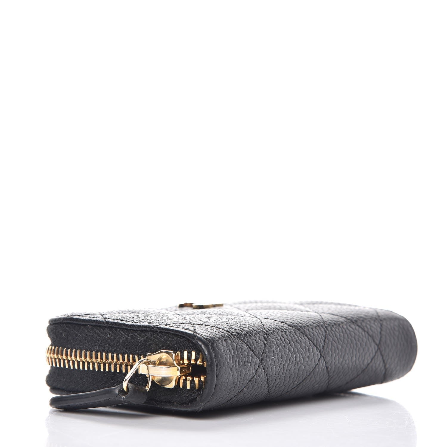 Chanel Caviar Quilted Zip Coin Purse Black 4 of 7