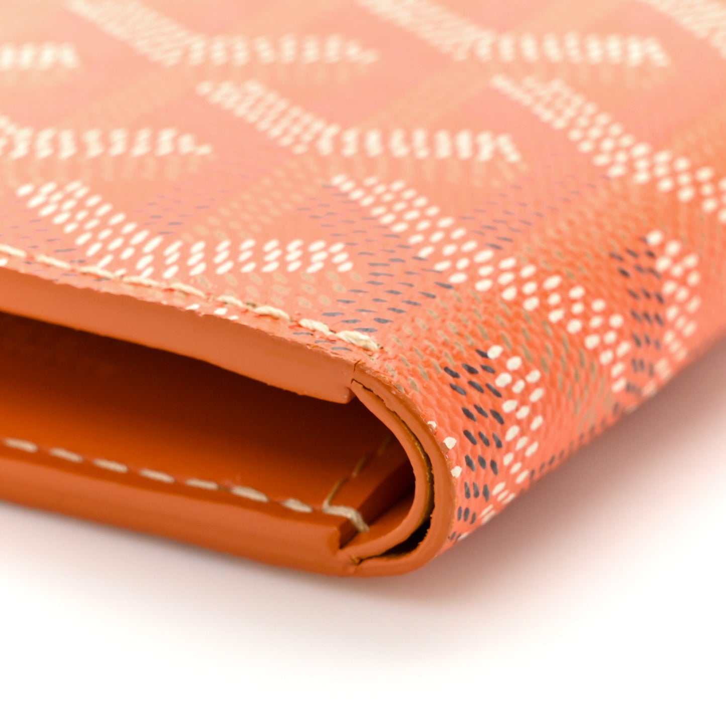 Goyardine Saint Pierre Card Holder Orange
