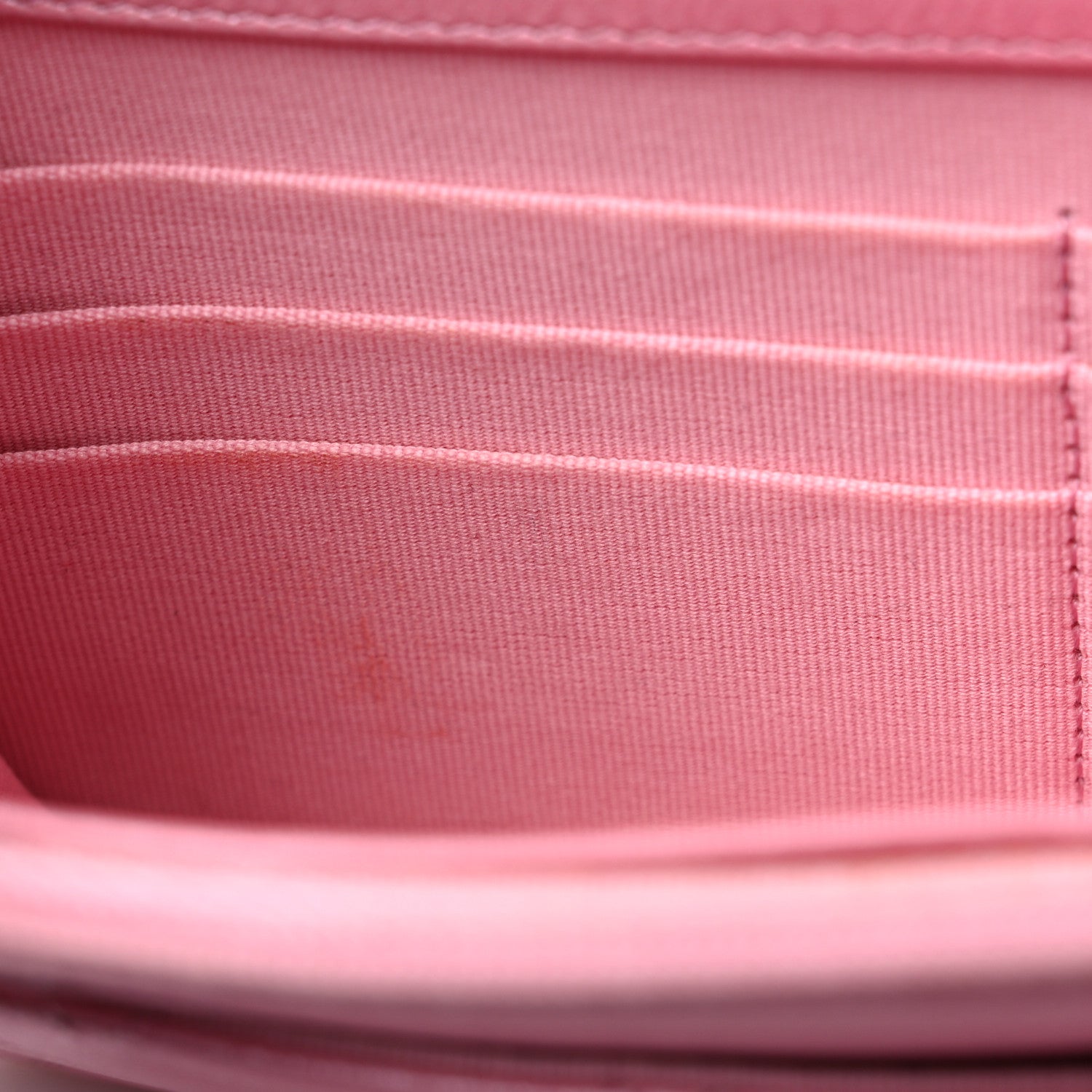Chanel Cloudy Pearly Goatskin Quilted Wallet on Chain WOC Light Pink 11 of 13