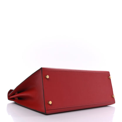 Hermes Epsom Kelly Sellier 35 Rouge Garance 4 of 10