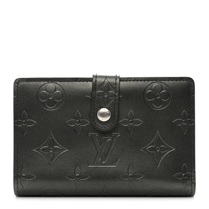 Louis Vuitton Mat Monogram French Purse Wallet Black 1 of 8