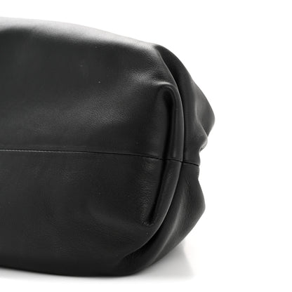 Bottega Veneta Smooth Butter Calf The Pouch Oversized Clutch Black 10 of 12