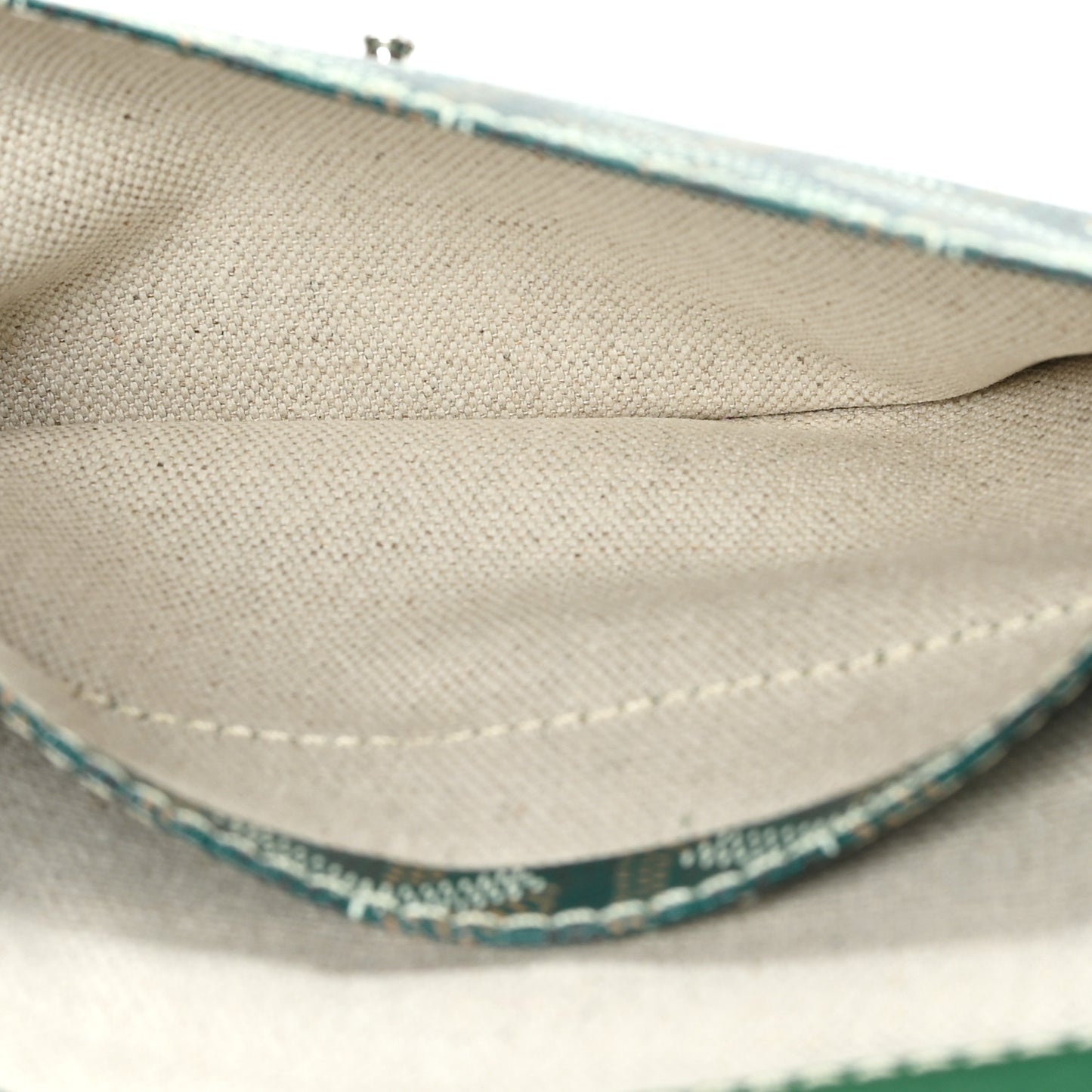 Goyardine Pouch Green