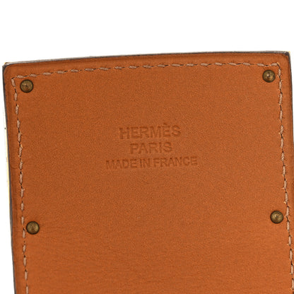 Hermes Epsom Kelly Extreme Dog Bracelet S Rouge Casaque 4 of 5