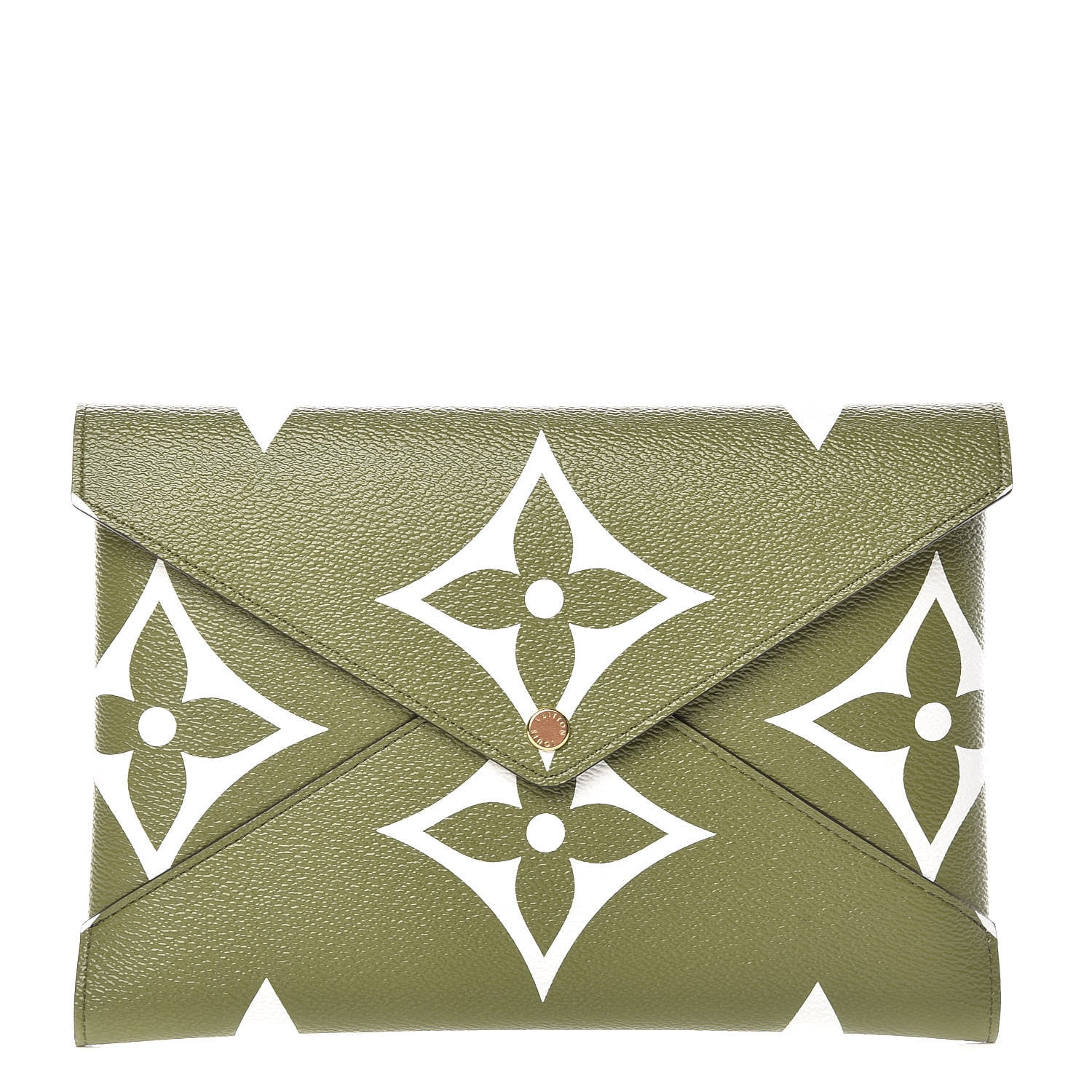Louis Vuitton Monogram Giant Large Kirigami Pochette Kaki 1 of 9