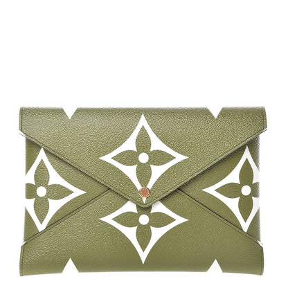 Louis Vuitton Monogram Giant Large Kirigami Pochette Kaki 1 of 9