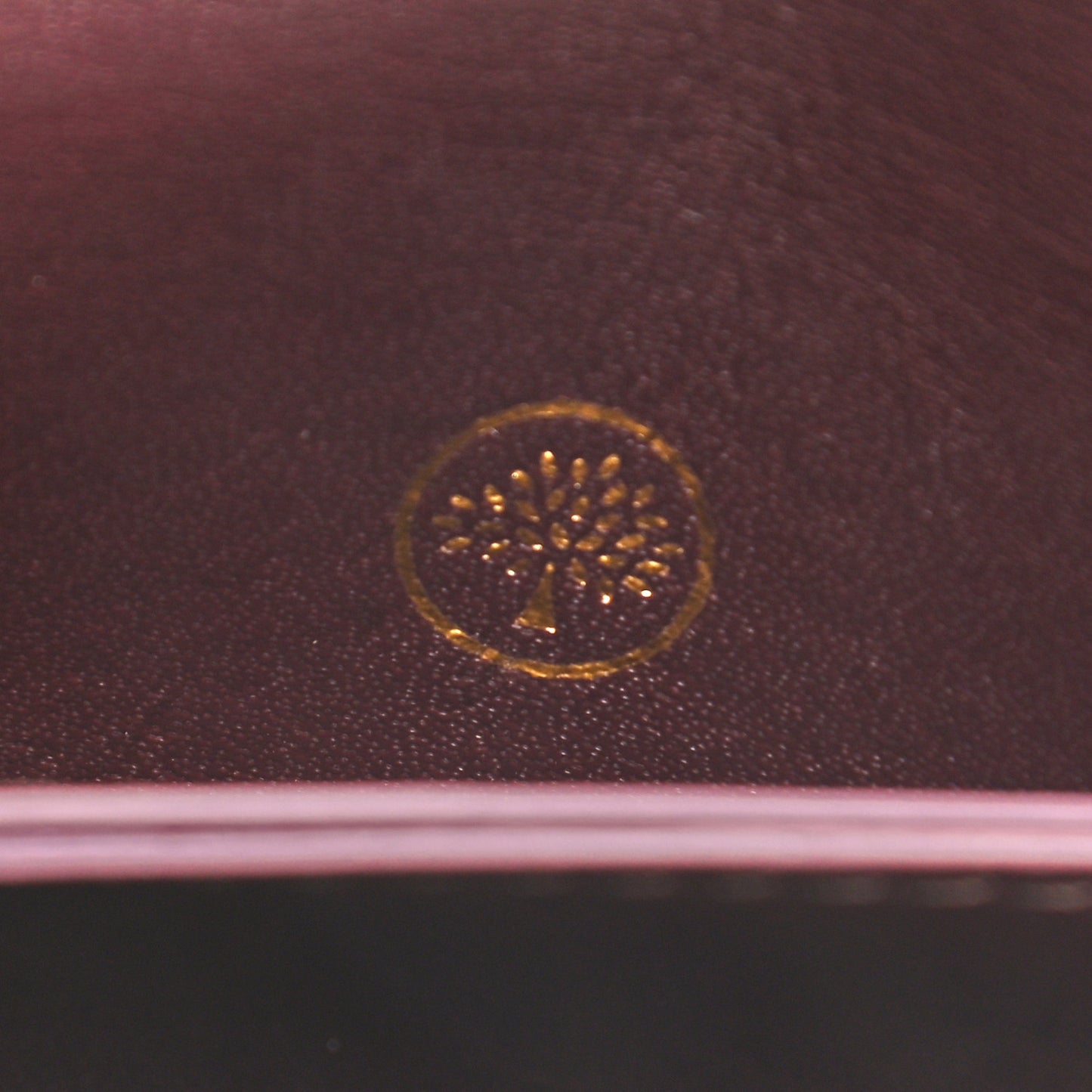 Cross Grain Continental Card Holder Lilac