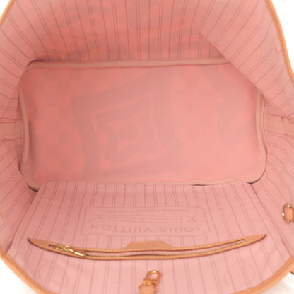 Louis Vuitton Damier Azur Tahitienne Neverfull MM 6 of 11