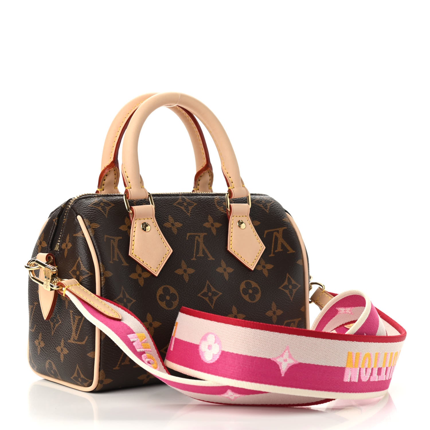 Louis Vuitton Monogram Speedy Bandouliere 20 Fuchsia 903449