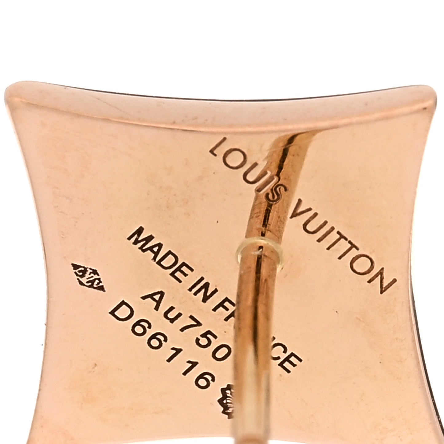 18K Pink Gold Mother of Pearl Color Blossom Star Stud Earring