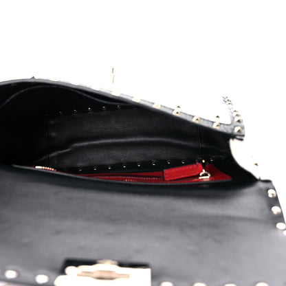 Valentino Garavani Canvas Medium Rockstud Spike Shoulder Bag Ivory 5 of 13