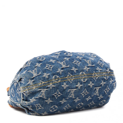 Louis Vuitton Monogram Denim Pleaty Blue 4 of 8