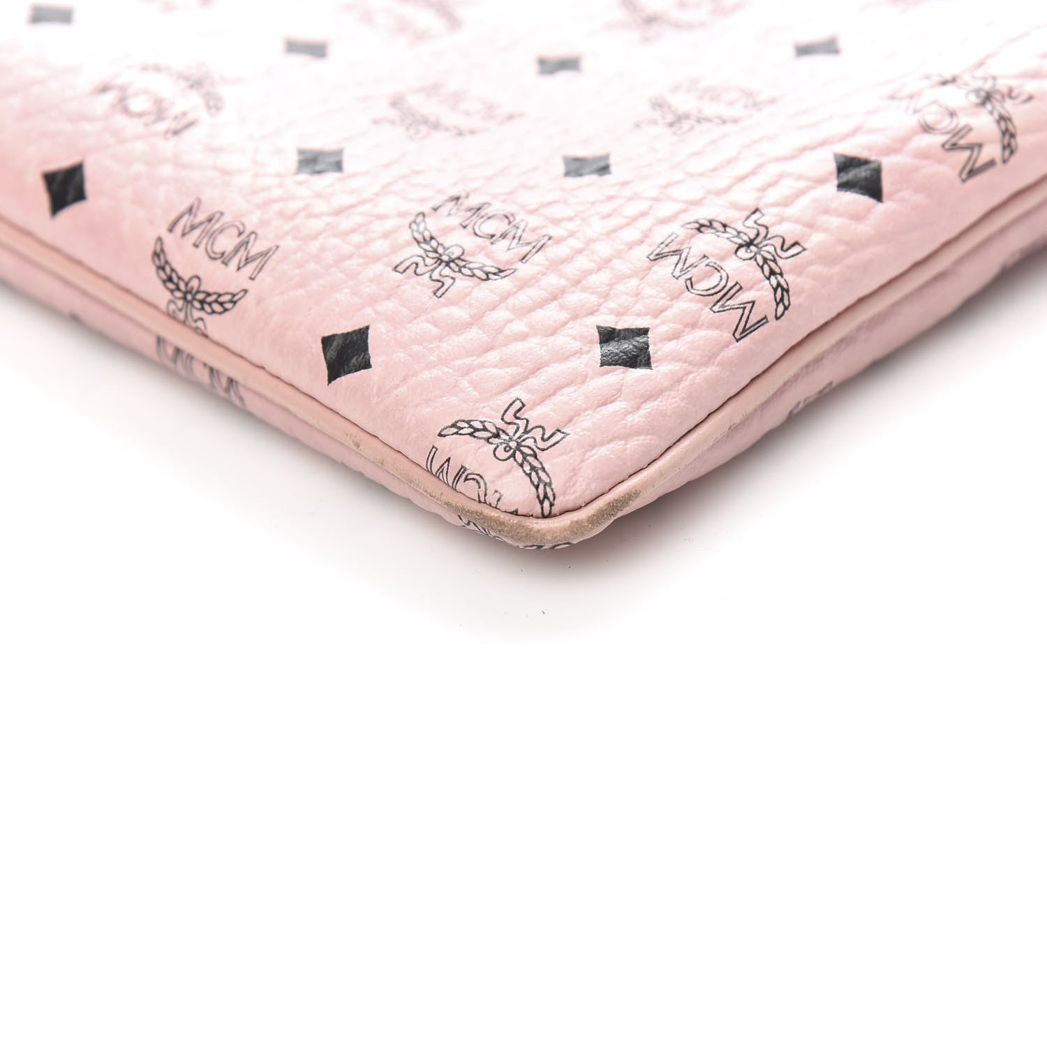 MCM Visetos Medium Crossbody Pouch Soft Pink 9 of 10