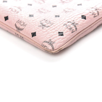 MCM Visetos Medium Crossbody Pouch Soft Pink 9 of 10