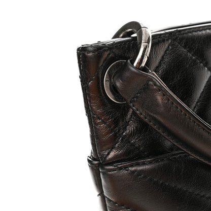 Chanel Aged Calfskin Quilted Mad About Quilting Small Hobo Black 13 of 13