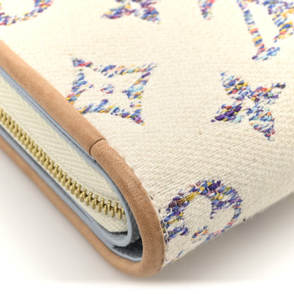 Louis Vuitton Monogram Jacquard Lou Wallet White 14 of 14