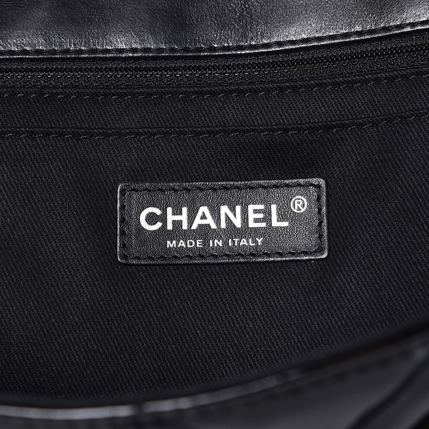 Vinyl Quilted In the Business Flap Bag Black