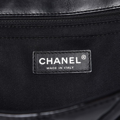 Chanel Vinyl Quilted In the Business Flap Bag Black 6 of 12
