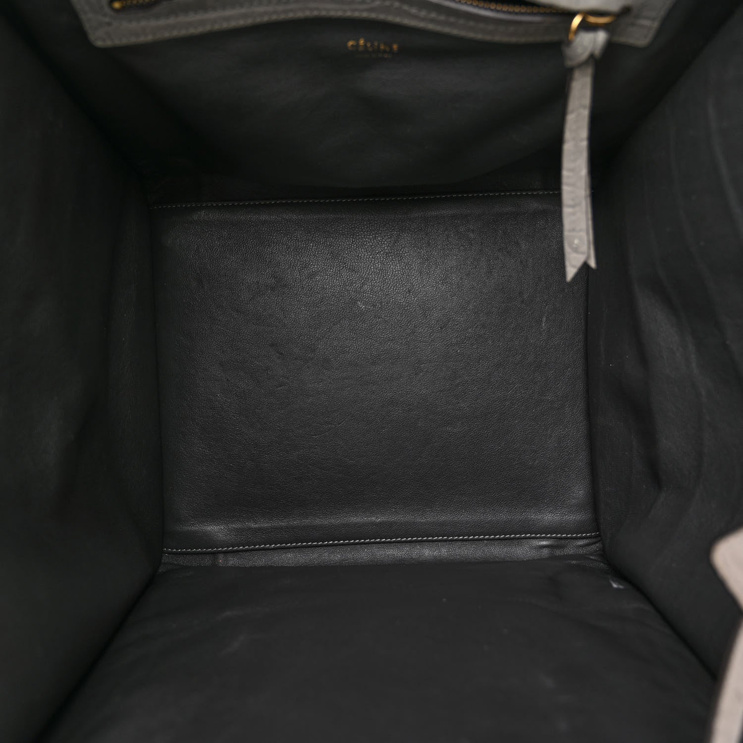 Celine Crocodile Embossed Nubuck Large Phantom Luggage Grey 5 of 12