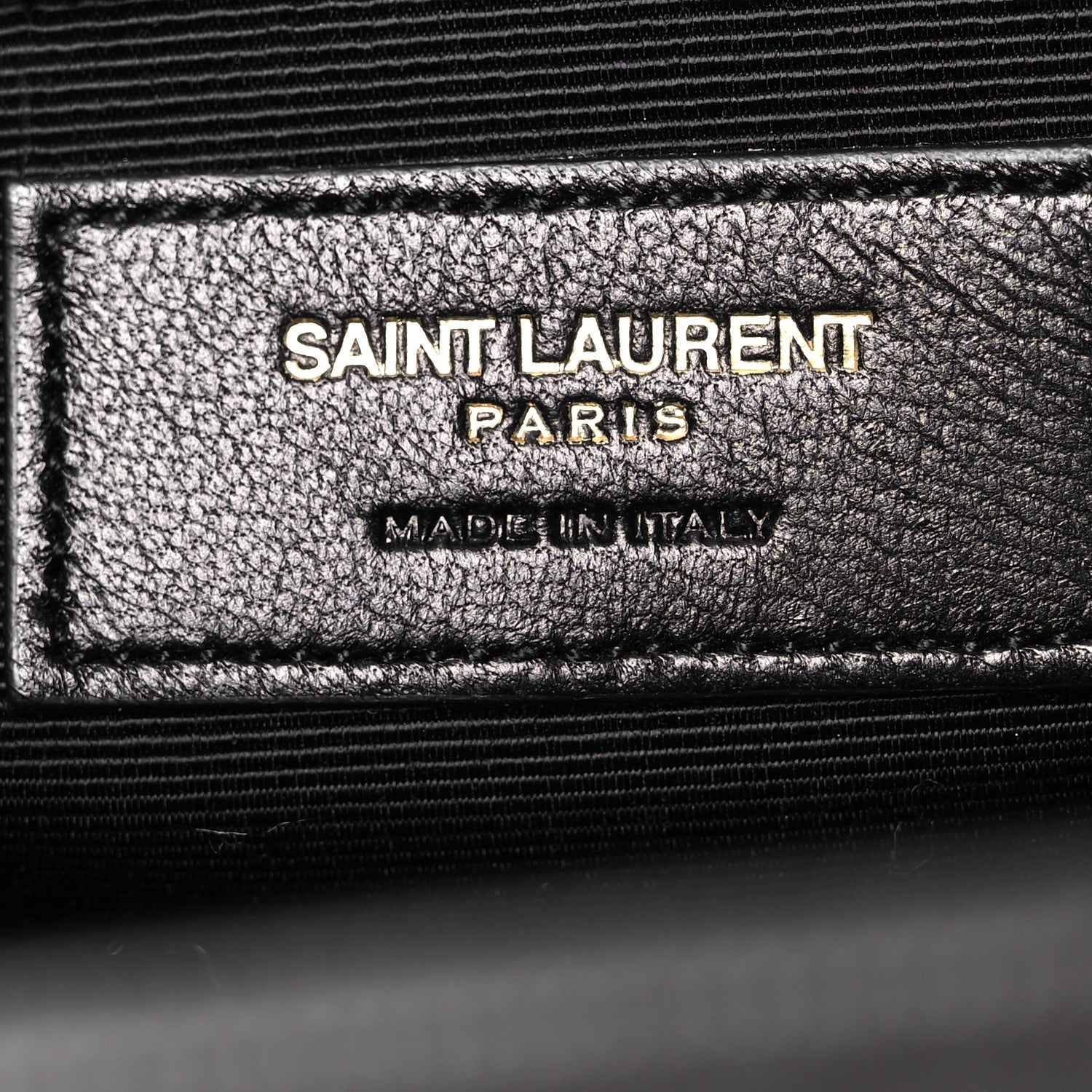 Saint Laurent Grain De Poudre Matelasse Chevron Large Monogram Satchel Earth 6 of 14