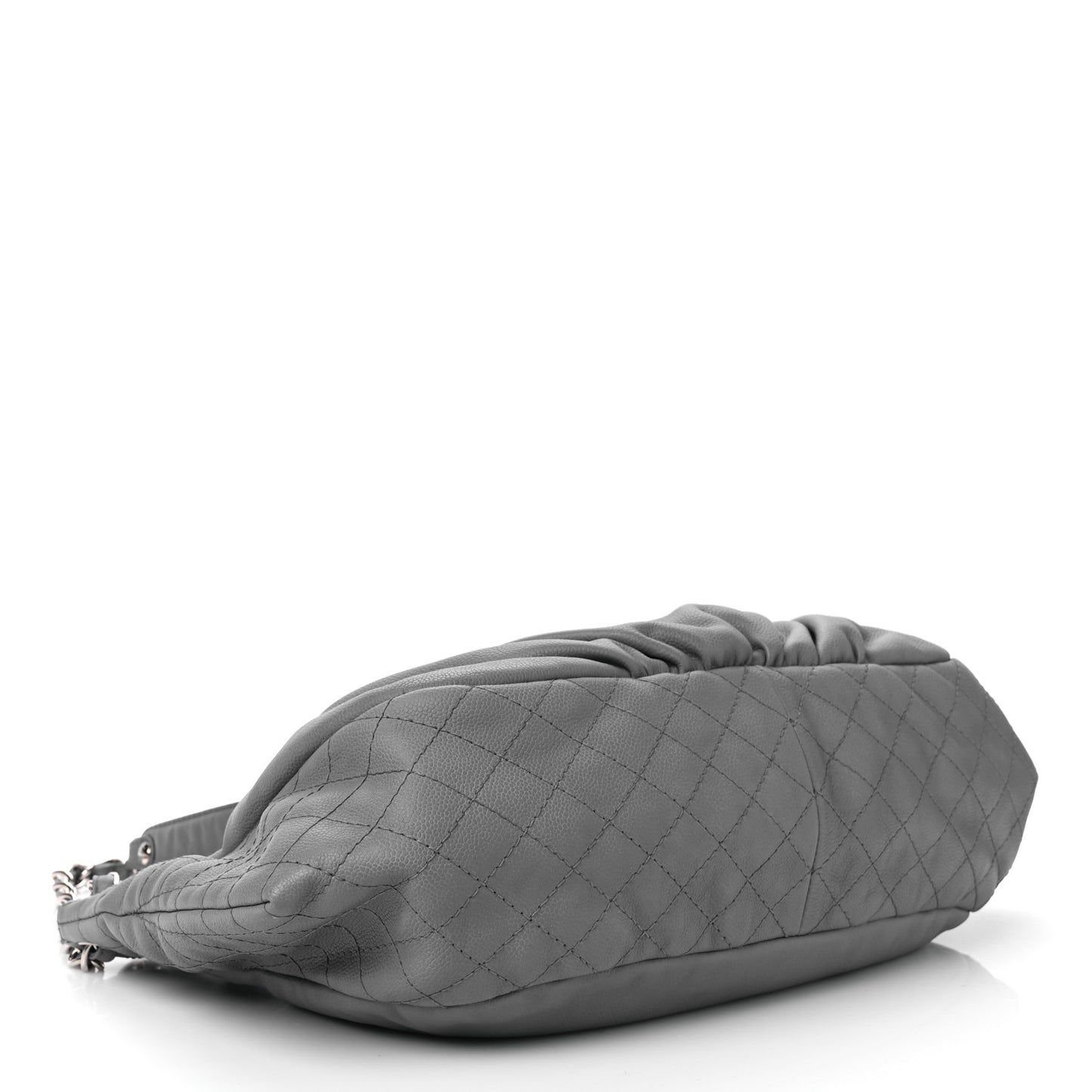 Caviar CC Timeless Shoulder Bag Grey