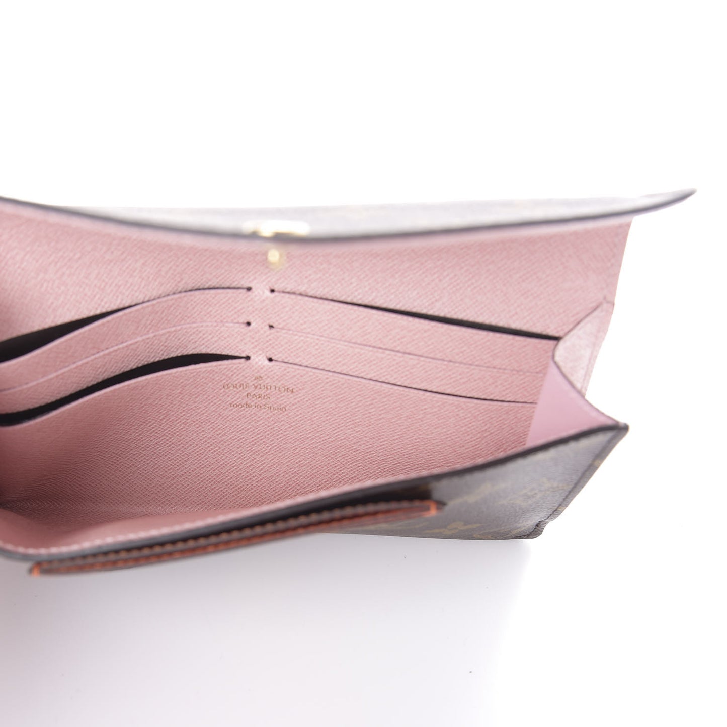 Monogram Jeanne Wallet Rose Ballerine