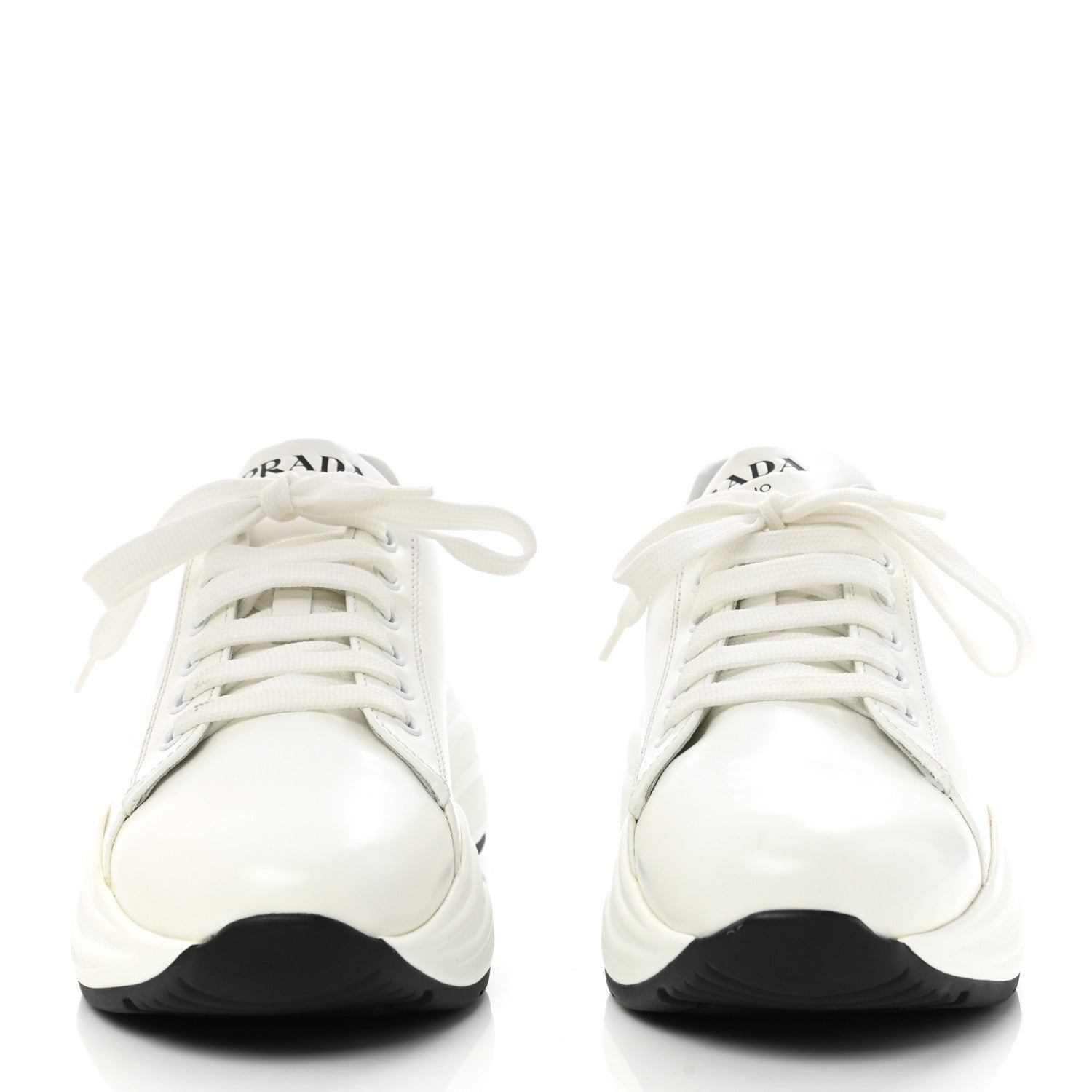 Prada Spazzolato America’s Cup Sneakers 38 White 2 of 8