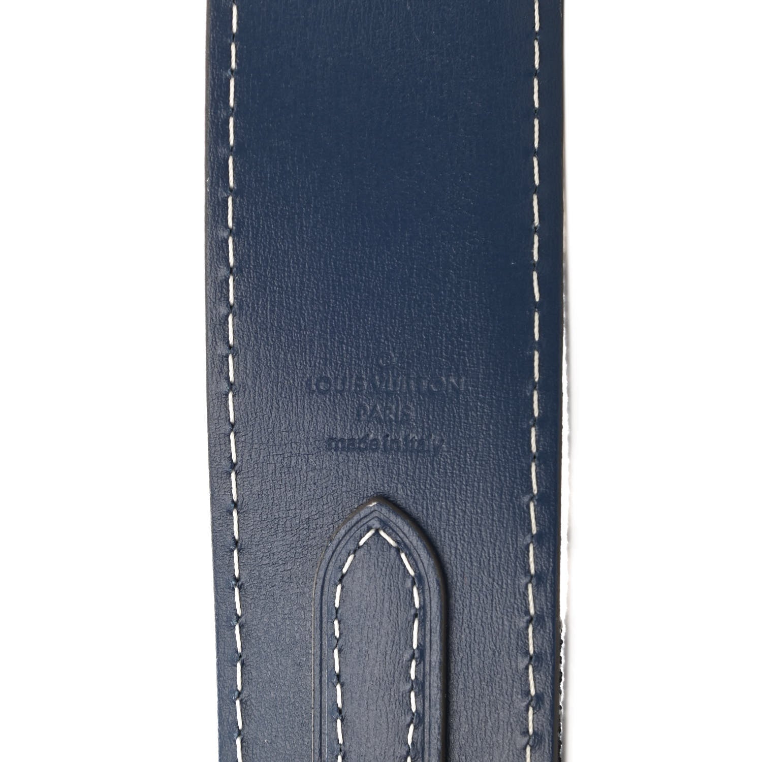 Louis Vuitton Denim Monogram Jacquard Bandouliere Shoulder Strap Bleu 3 of 5