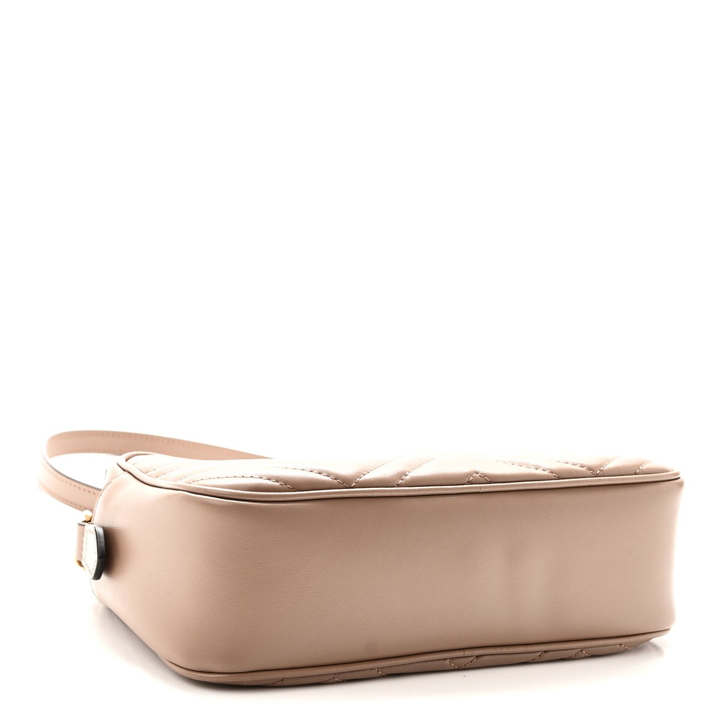 Calfskin Matelasse Small GG Marmont Chain Shoulder Bag Porcelain Rose