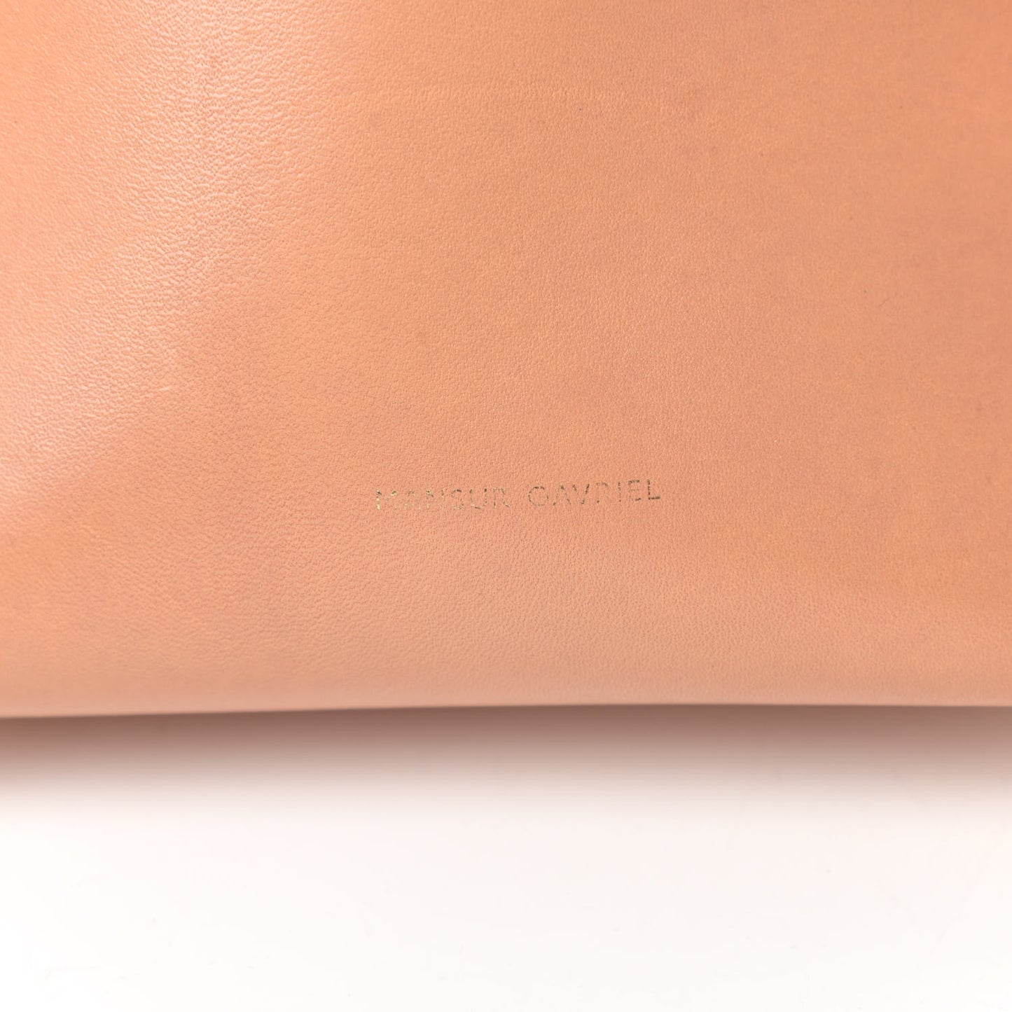 Calfskin Mini Bucket Bag Cammello Sun