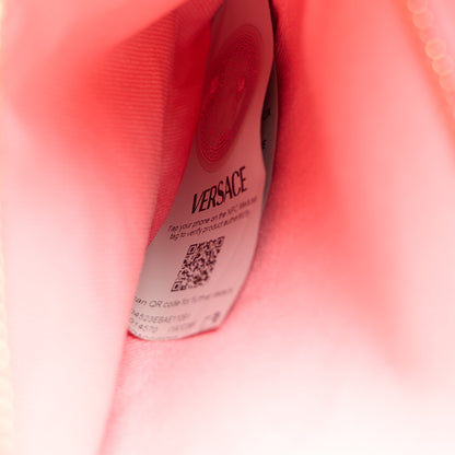 Versace Canvas Baroque Print Medusa Small Tote Pink 8 of 13