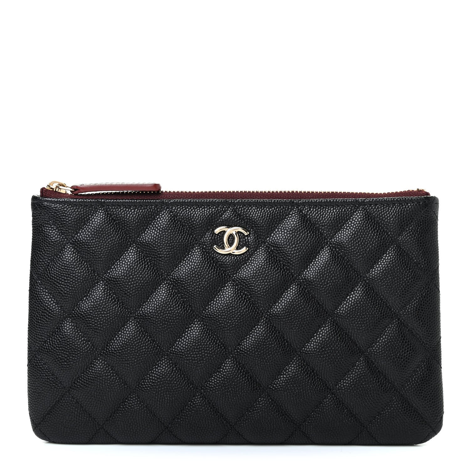 Chanel Caviar Quilted Cosmetic Case Black 1 of 7
