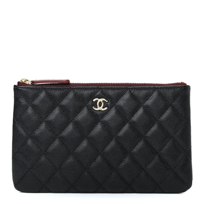 Chanel Caviar Quilted Cosmetic Case Black 1 of 7