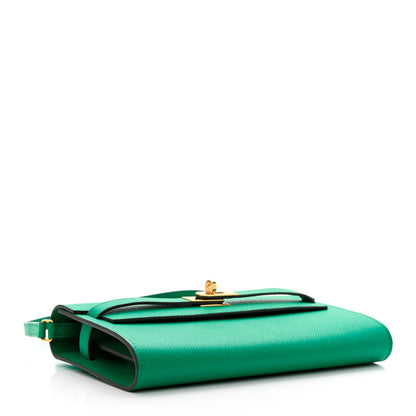Hermes Epsom Kelly Wallet To Go Vert Jade 4 of 12