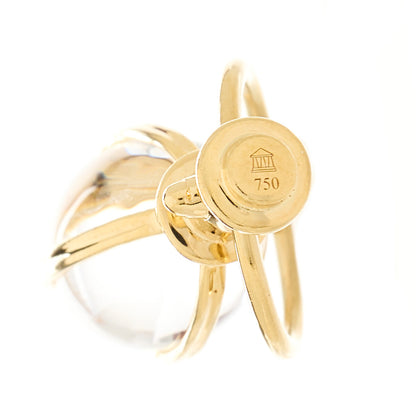 Temple St. Clair 18K Yellow Gold Rock Crystal XS Amulet Pendant 4 of 4