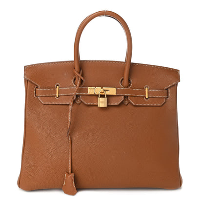 Hermes Togo Birkin 35 Gold 1 of 20