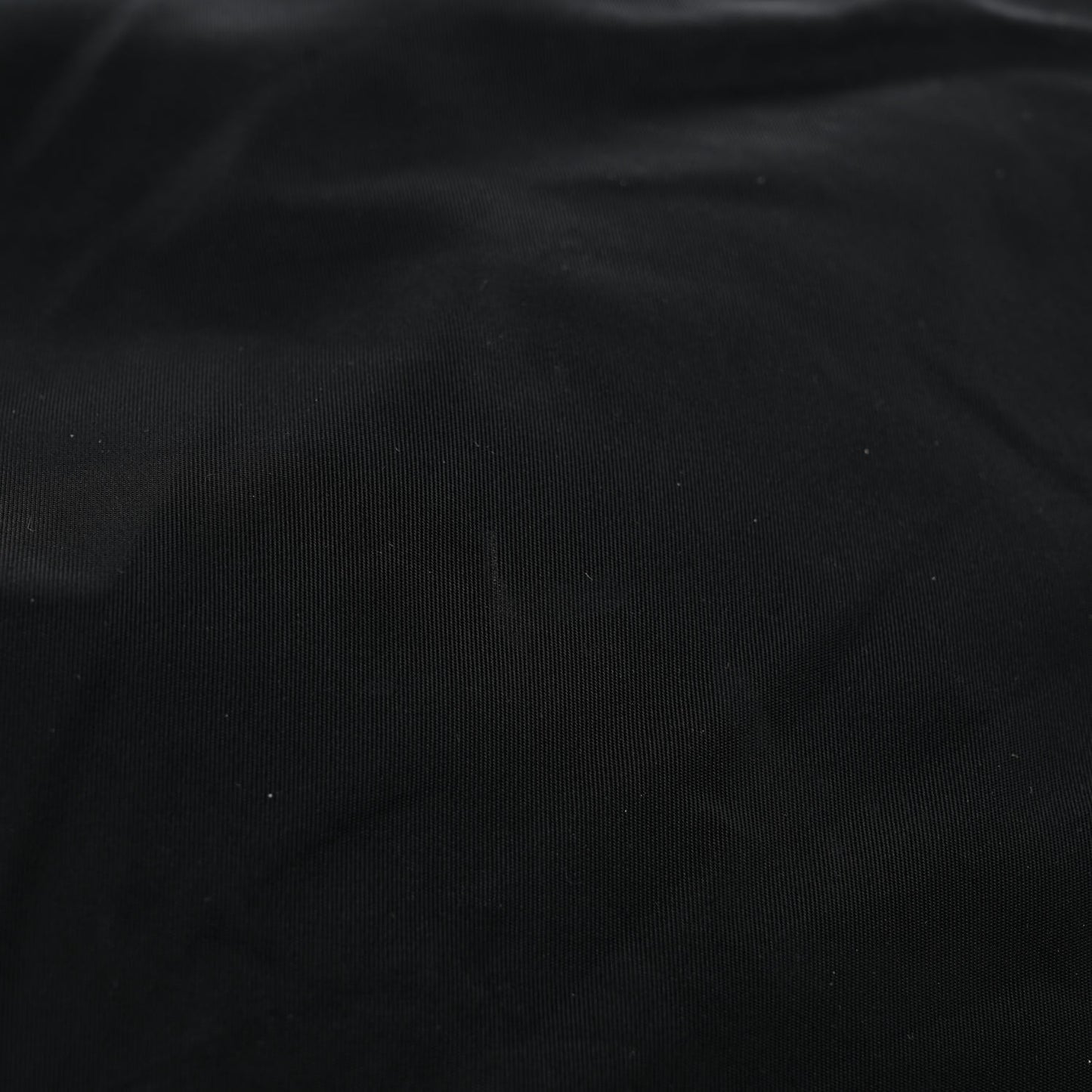 Nylon Vela Drawstring Shopping Tote Black