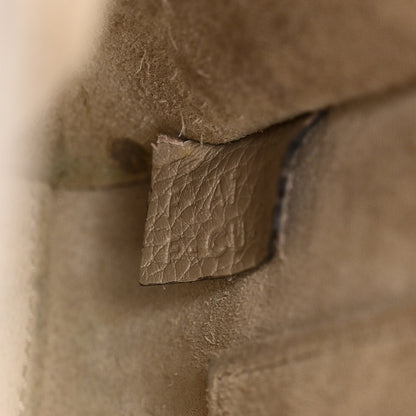 Celine Drummed Calfskin Nano Luggage Dune 7 of 16