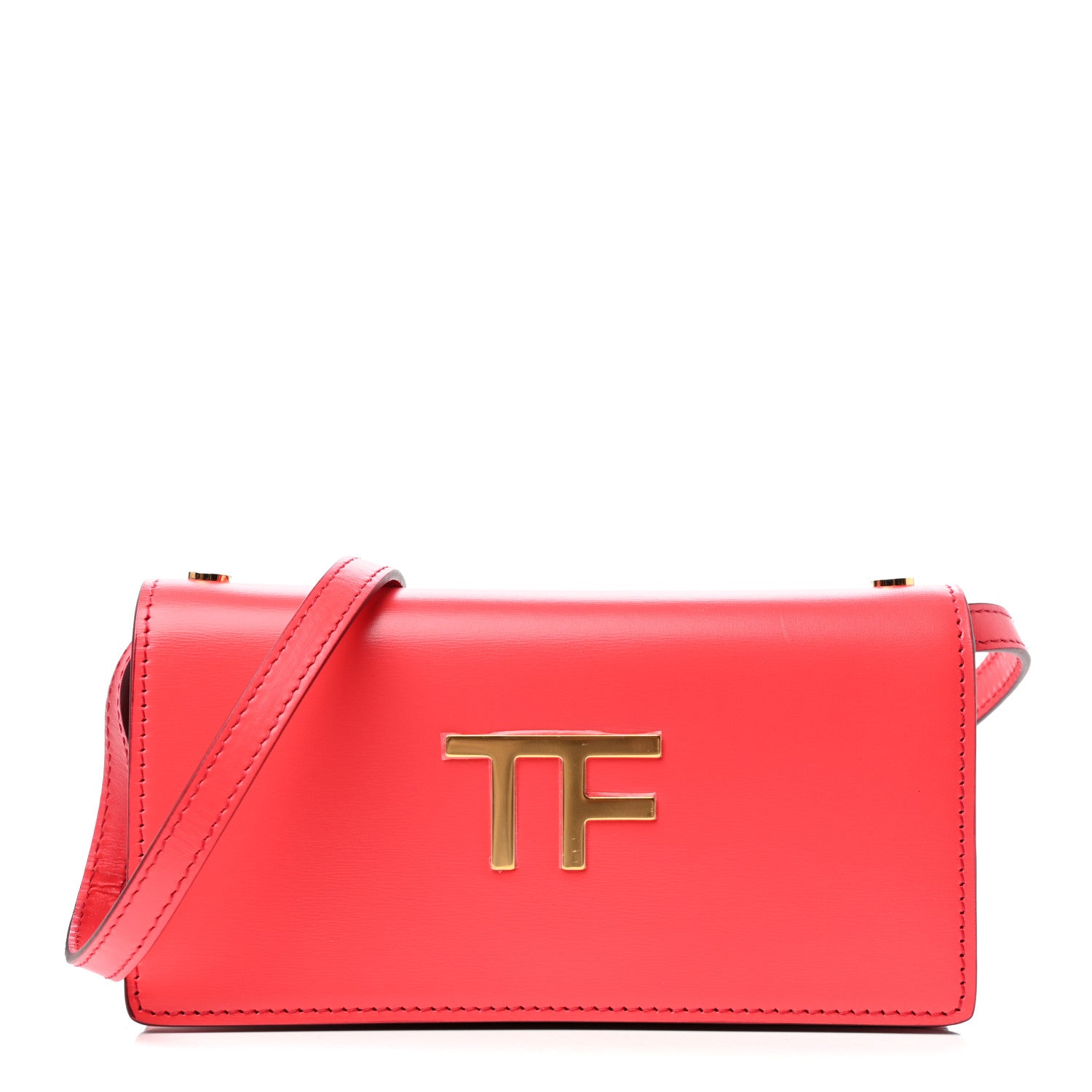 Tom Ford Calfskin Icon Crossbody Bag Coq de Roche 1 of 9