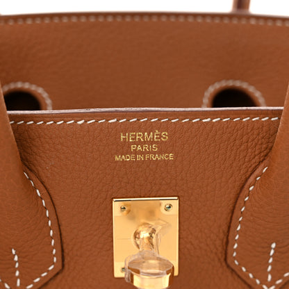 Hermes Togo Birkin 25 Gold 6 of 11