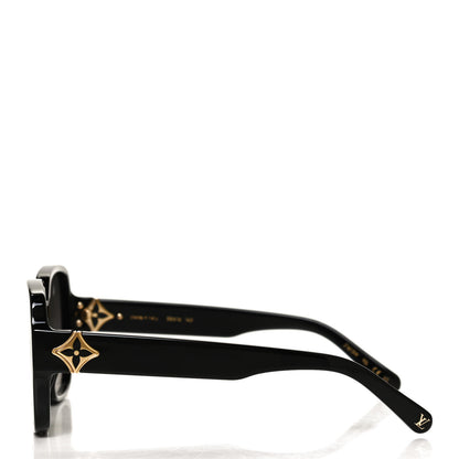 Louis Vuitton My LV Flower Square Sunglasses Z1613W Black 3 of 8