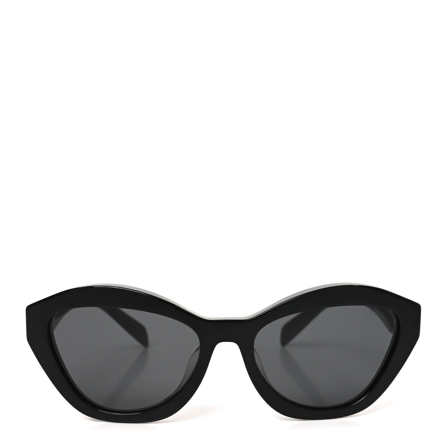 Prada Acetate Logo Sunglasses SPR A02-F Black 2 of 7