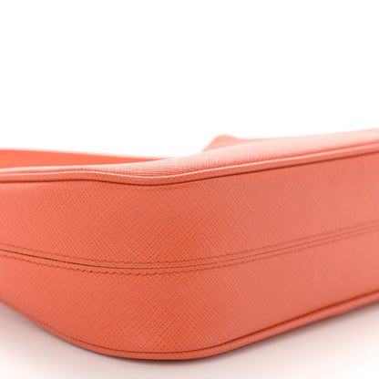 Prada Saffiano Lux Mini Re-Edition Shoulder Bag Arancio 10 of 11
