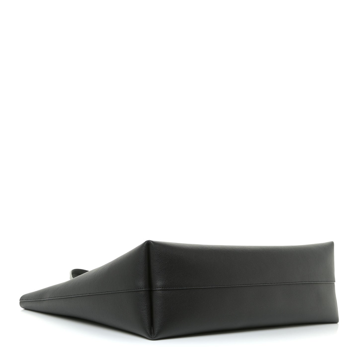 Calfskin Large Shopping Tote Black