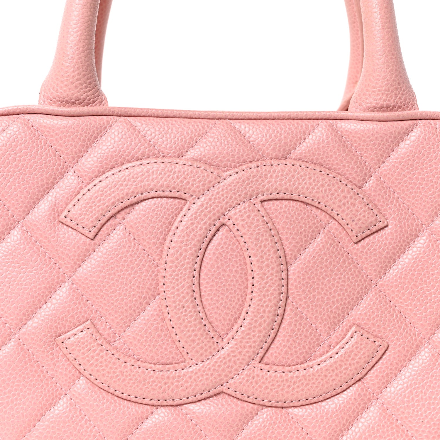 Chanel Caviar Quilted Small Bowler Pink 8 of 10