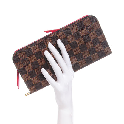 Louis Vuitton Damier Ebene Insolite Wallet Red 2 of 7