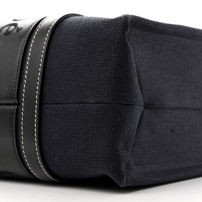 Chloe Calfskin Linen Medium Woody Tote Deep Denim 10 of 11