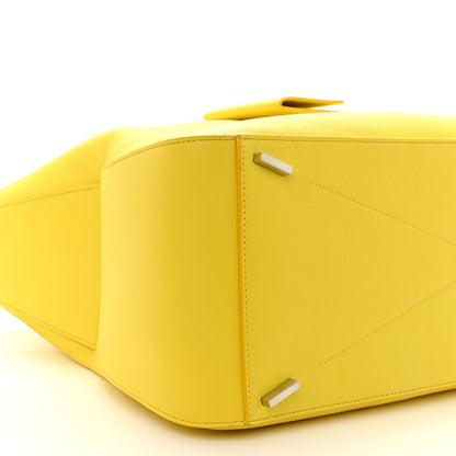 Salvatore Ferragamo Calfskin Large Star Tote Yellow 9 of 11